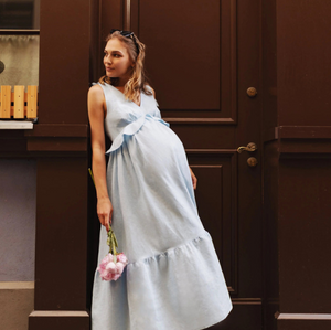 Bump & Milk Sienna Dress - Blue 4
