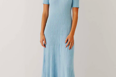 Jillian Boustred Spencer Dress - Light Blue 3