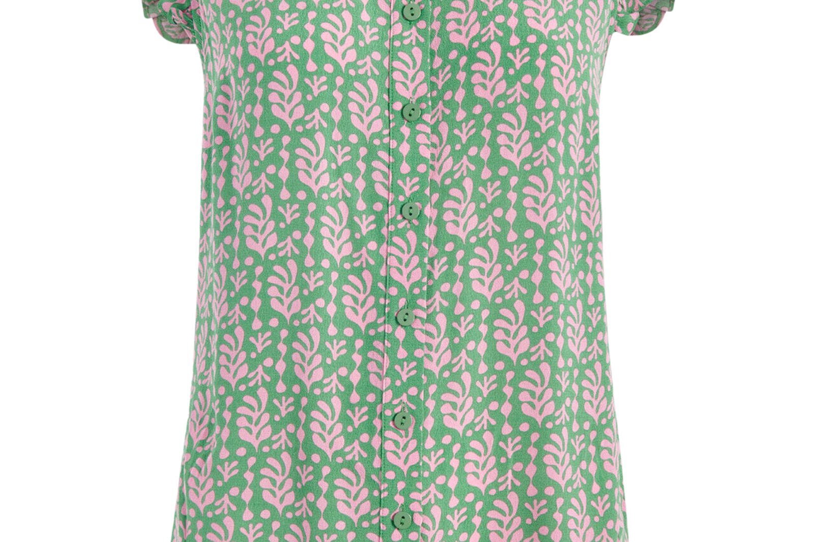 Whistles Cut Out Leaf Frill Blouse 2