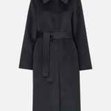 Whistles Nell Belted Doubled Faced Coat - Black 2
