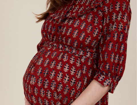 Clary & Peg Cora Dress - Block Print 2