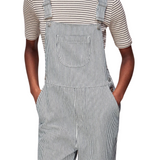 Whistles Imperfect Leni Stripe Dungaree – Colour Bleed (M) 4