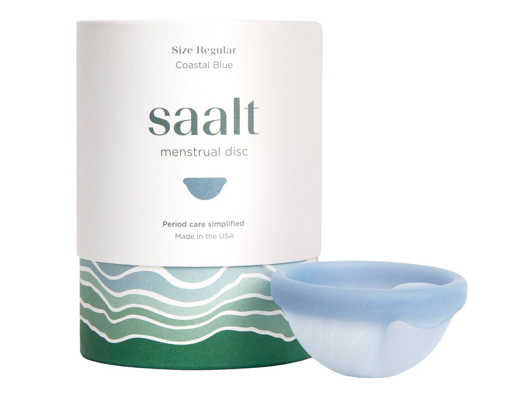 Saalt Saalt Menstrual Disc: Coastal Blue (Regular) 1