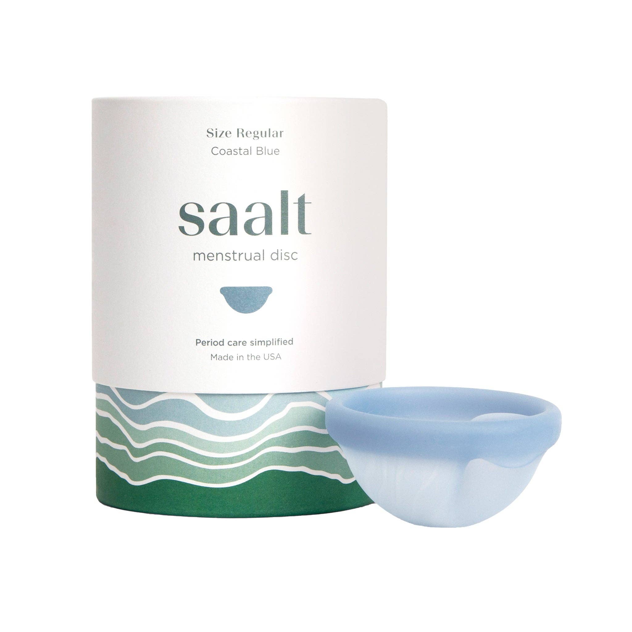 Saalt Saalt Menstrual Disc: Coastal Blue (Regular) 1
