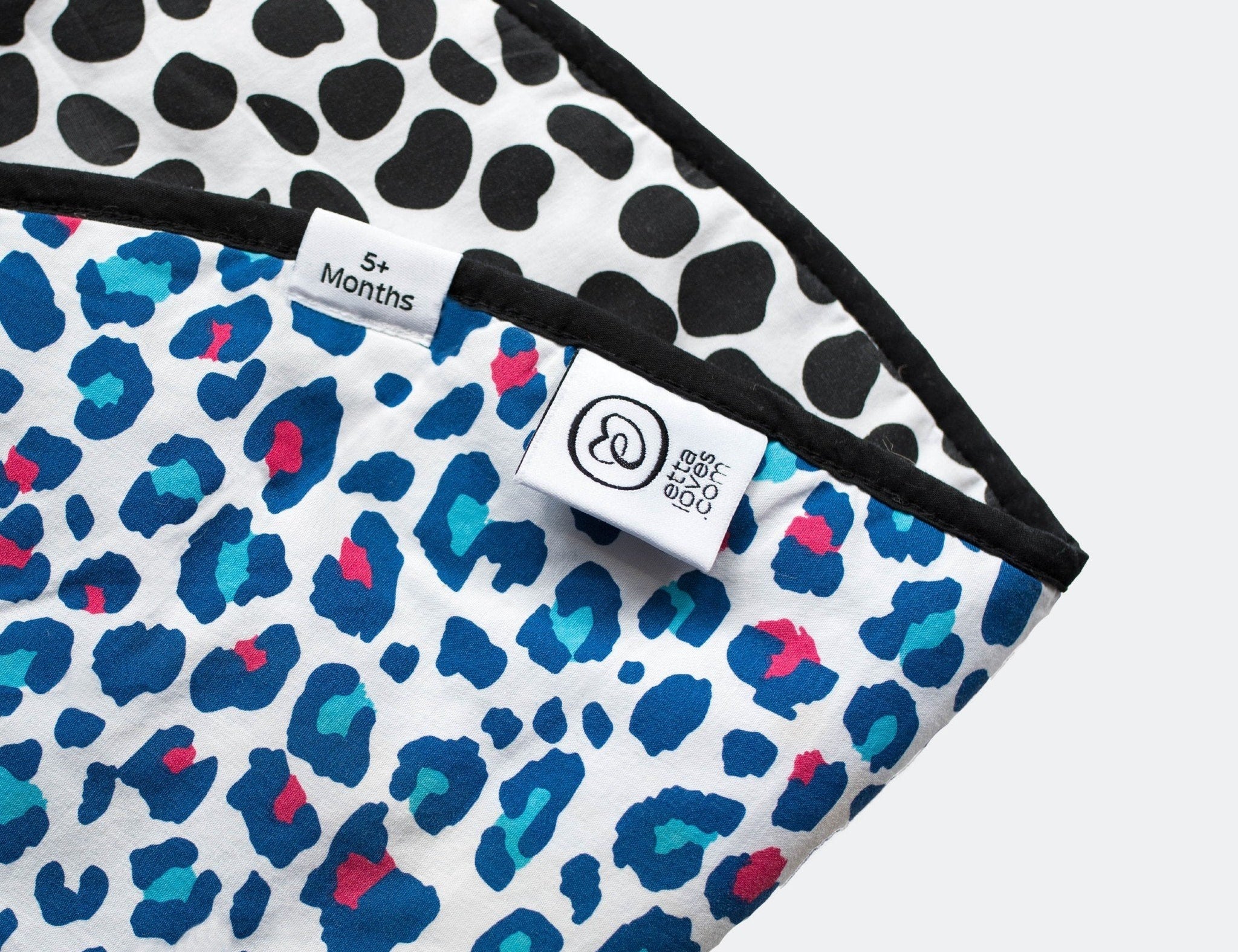 Etta Loves Animal Print Playmat- Reversible Newborn to 4 Months and 5+ Months 2