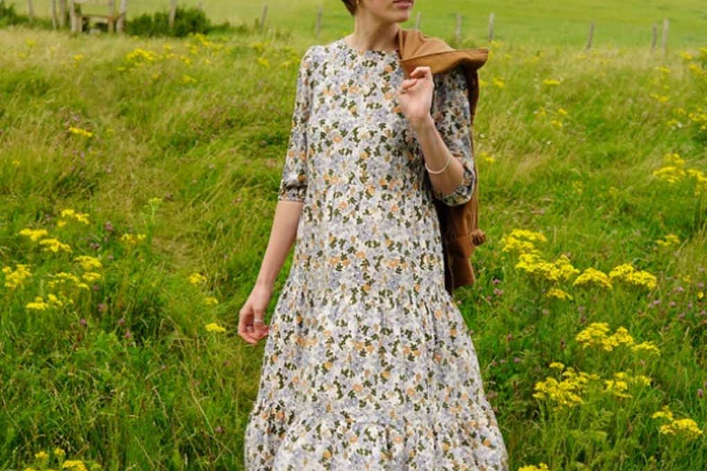 Lyla and Leche Meadow Floral Dress 1