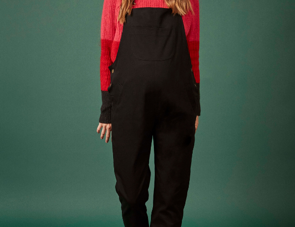 Clary & Peg Imperfect Doris Dungarees – Hole (M) 1