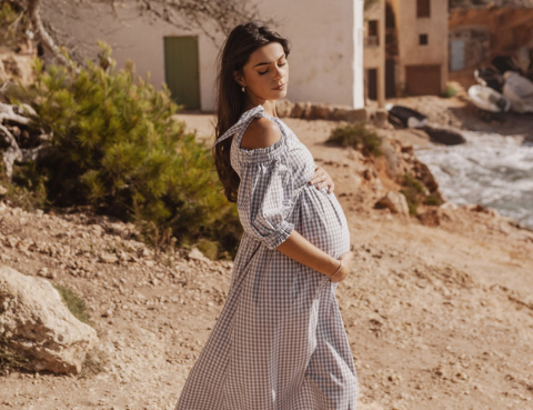 Bump & Milk Marrakesh Dress - Check 1