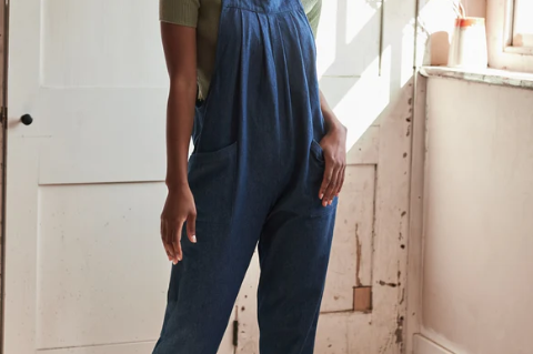 Clary & Peg Mae Dungarees - Denim 3