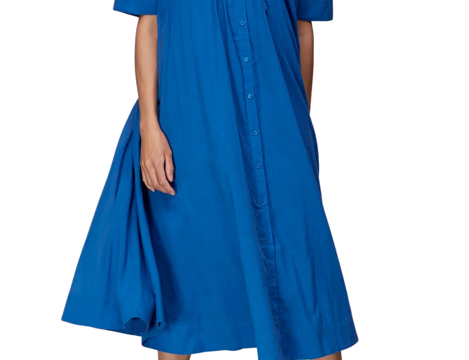 Whistles Bardot Trapeze Midi Dress 1