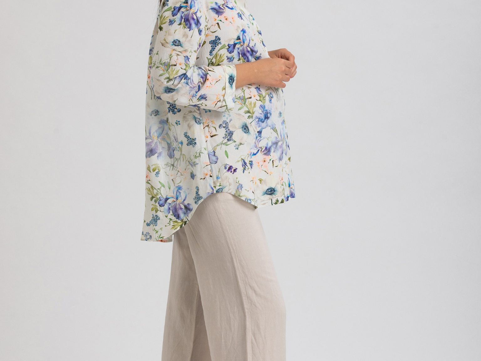 Pietro Brunelli Maternity Joseph Trousers in Desert 4