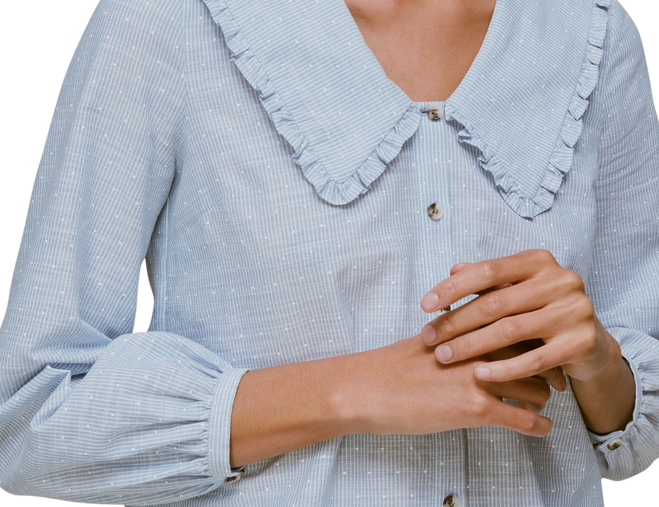 Whistles Stripe Spot Shirt 1