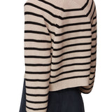 Whistles Stripe Cotton Cardigan 2