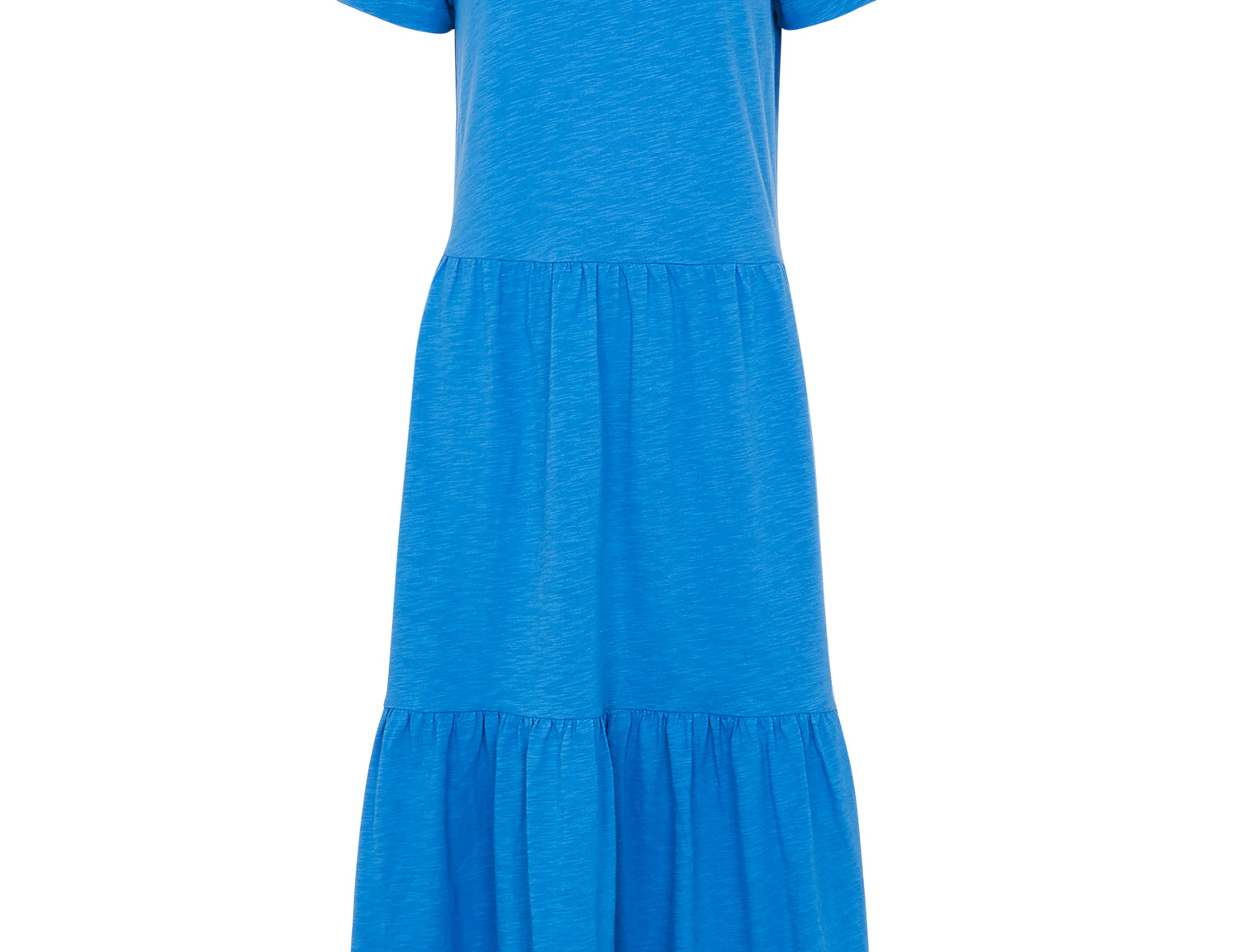 Whistles Imperfect Tiered Jersey Midi Dress – Hole (M) 2