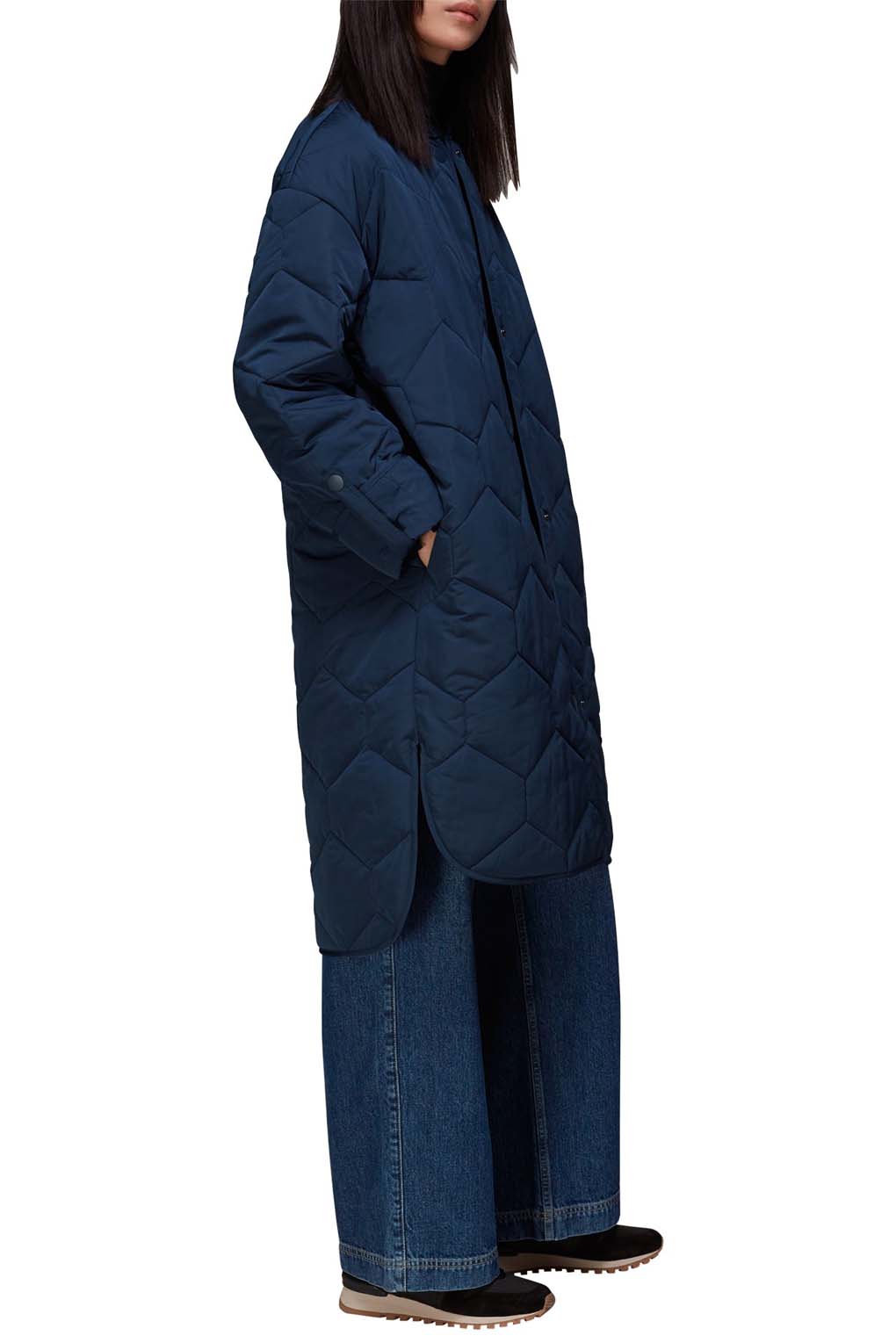 HOT Quilted Coat Whistles Ladies Coats Whistles Longline Quilted