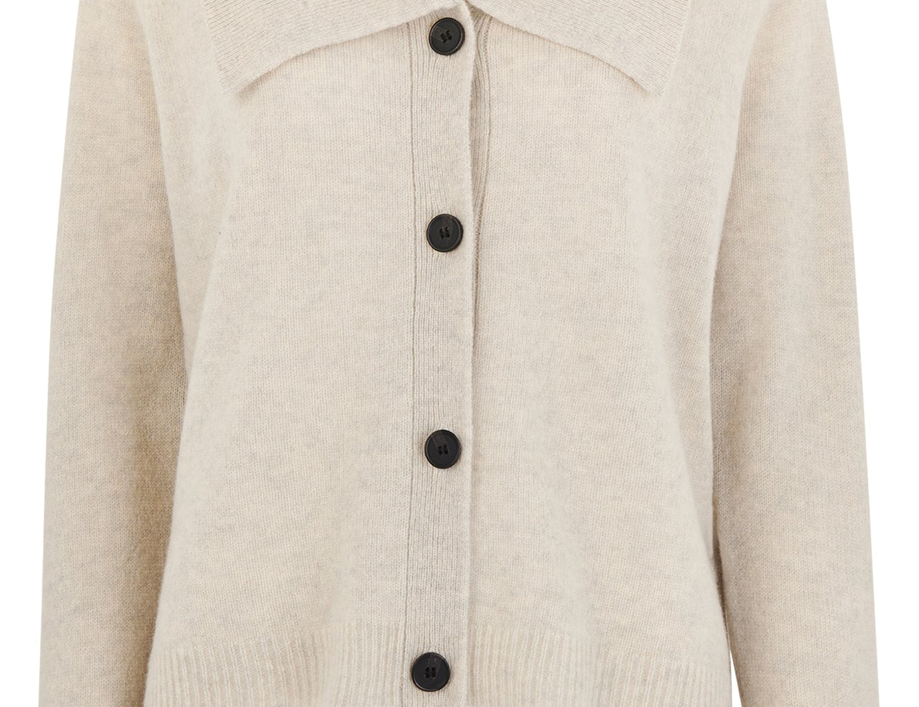 Whistles Collar Detail Wool Cardigan 2