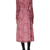 Whistles Abstract Cheetah Midi Dress 5