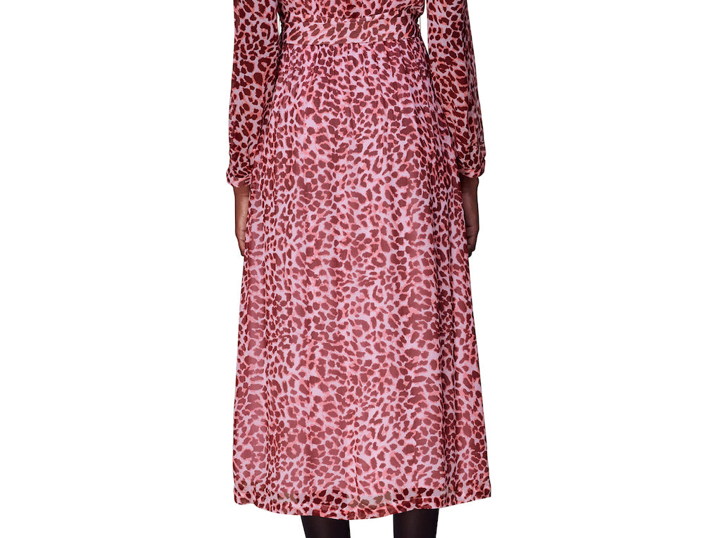 Whistles Abstract Cheetah Midi Dress 5