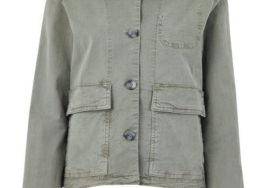 Marie Casual Jacket in Khaki/Olive