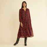 Albaray Lizzie Floral Tiered Midi Dress 1