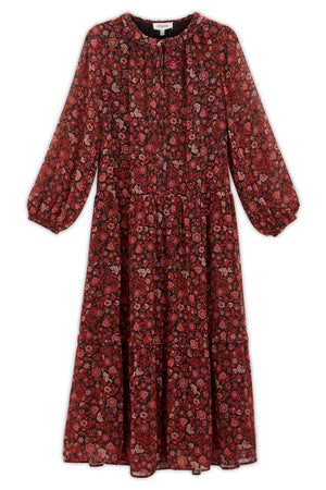 Albaray Lizzie Floral Tiered Midi Dress 4