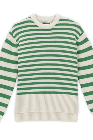 Albaray Green Mixed Stripe Jumper 5