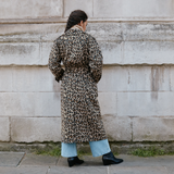 Albaray Animal Jacquard Belted Coat 2