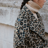 Albaray Animal Jacquard Belted Coat 4