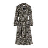 Albaray Animal Jacquard Belted Coat 7