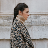 Albaray Animal Jacquard Belted Coat 6