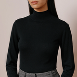 Albaray Silk Blend Turtle Neck Black 3