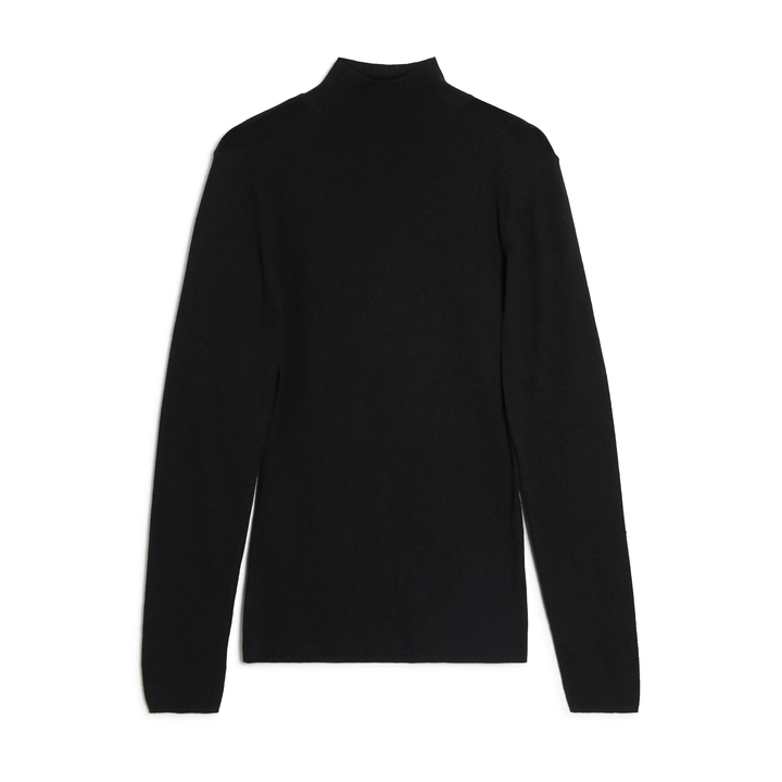 Albaray Silk Blend Turtle Neck Black 4