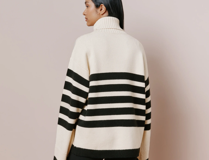 Albaray Stripe Roll Neck Jumper 2