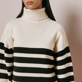Albaray Stripe Roll Neck Jumper 3