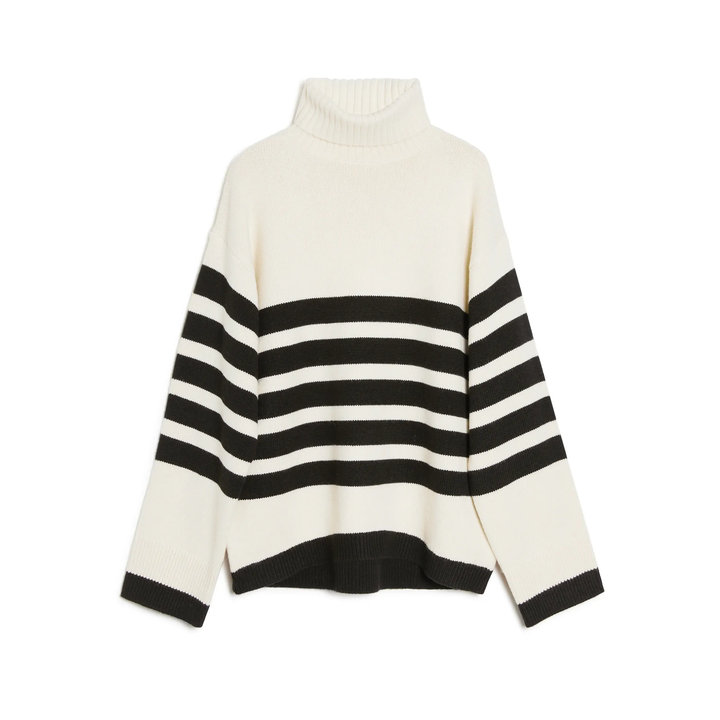 Albaray Stripe Roll Neck Jumper 4