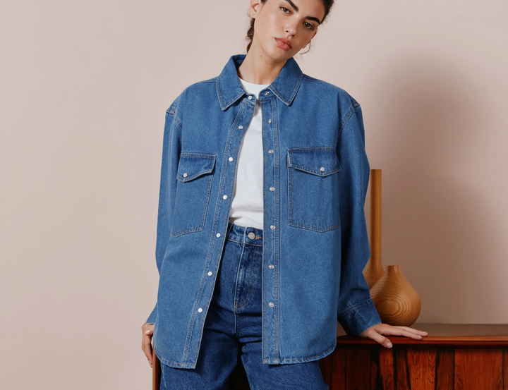 Albaray Denim Oversize Shirt 1