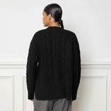 Albaray Black Cable Knit Jumper 2