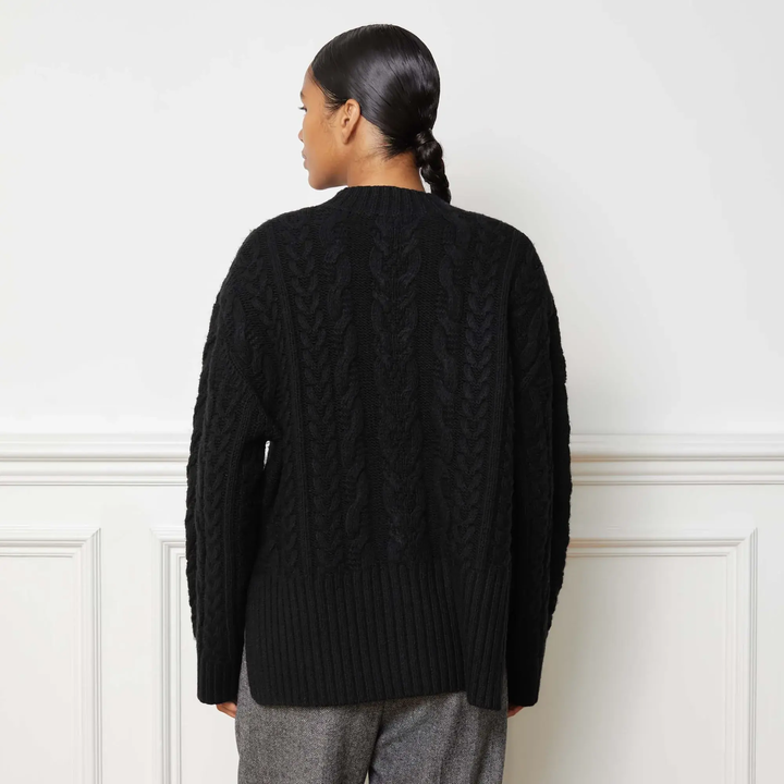 Albaray Black Cable Knit Jumper 2