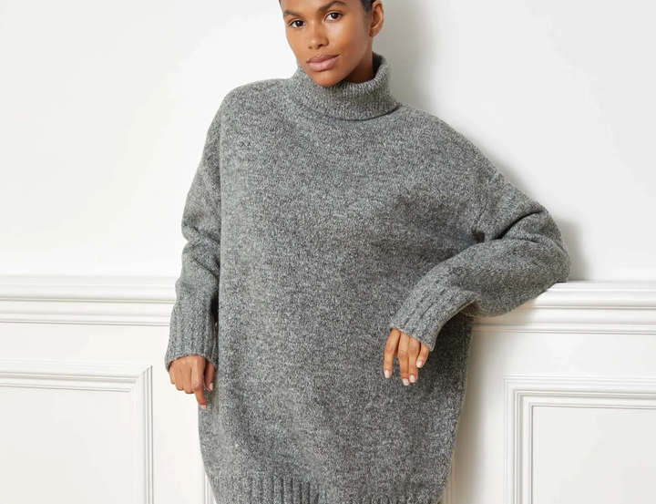 Albaray Funnel Neck Short Jumper Dress 1