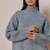 Albaray Grey Funnel Neck Jumper 3
