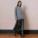 Albaray Grey Funnel Neck Jumper 4