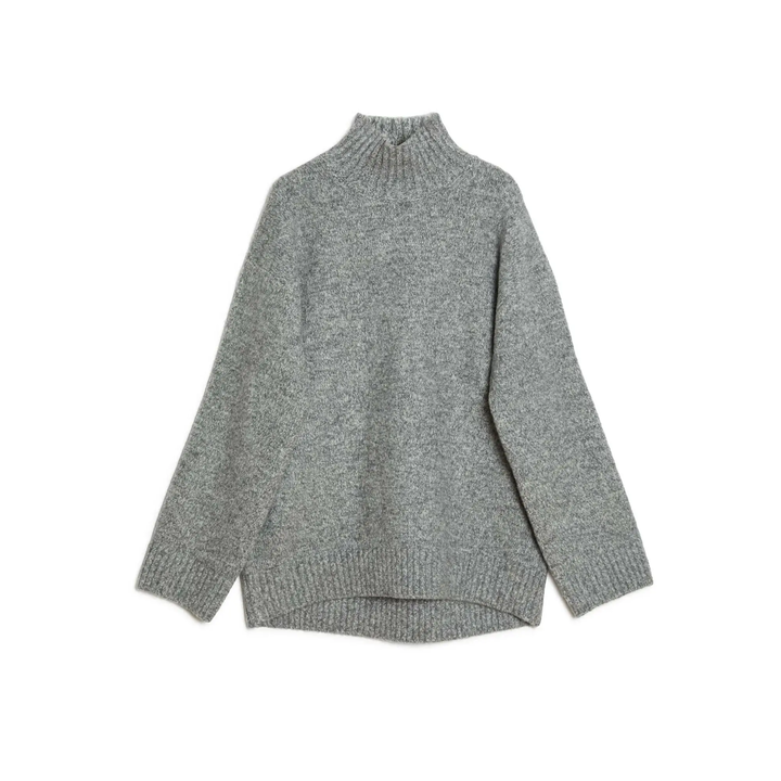 Albaray Grey Funnel Neck Jumper 5