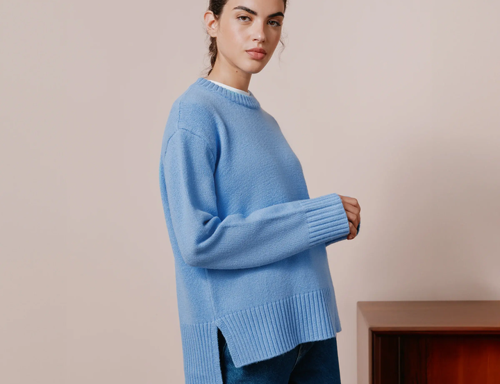 Albaray Plain Crew Neck Jumper 1