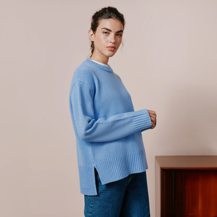 Albaray Plain Crew Neck Jumper 1
