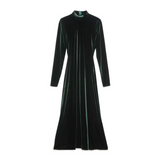 Albaray Velvet Funnel Neck Dress 4