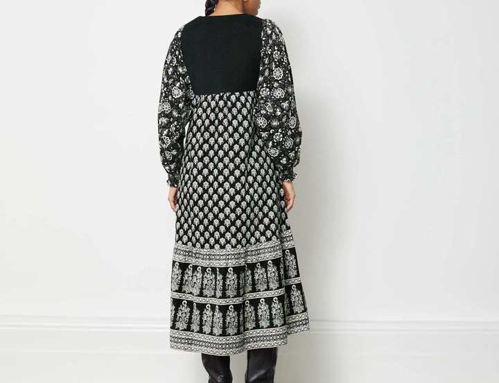 Albaray Mixed Print Cord Dress 2