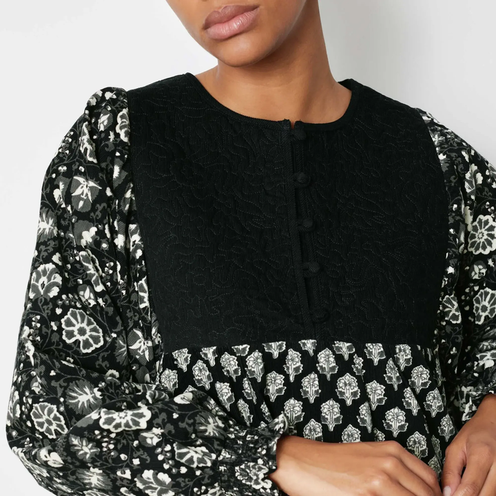 Albaray Mixed Print Cord Dress 3