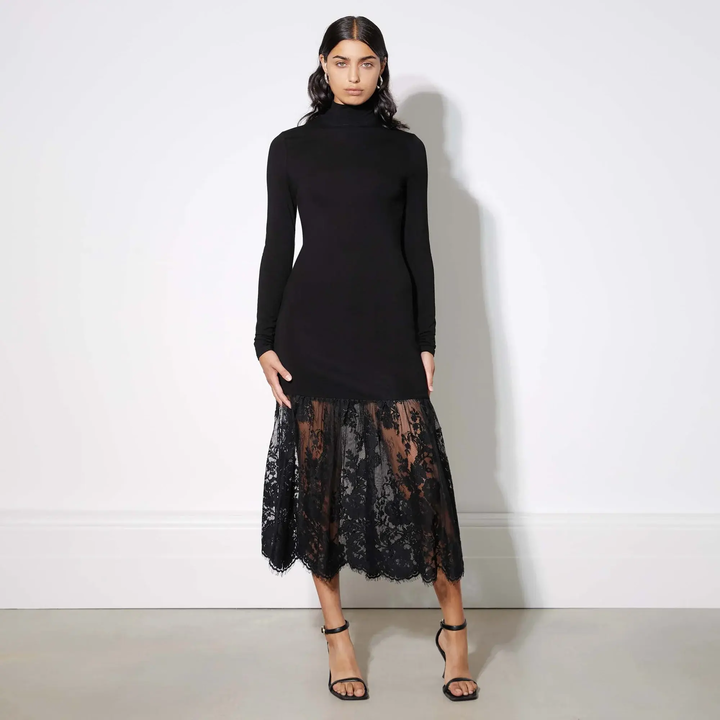 Jersey and Lace Mix Dress – For The Creators