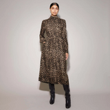 Albaray Animal Funnel Neck Dress 1