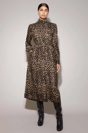 Albaray Animal Funnel Neck Dress 1